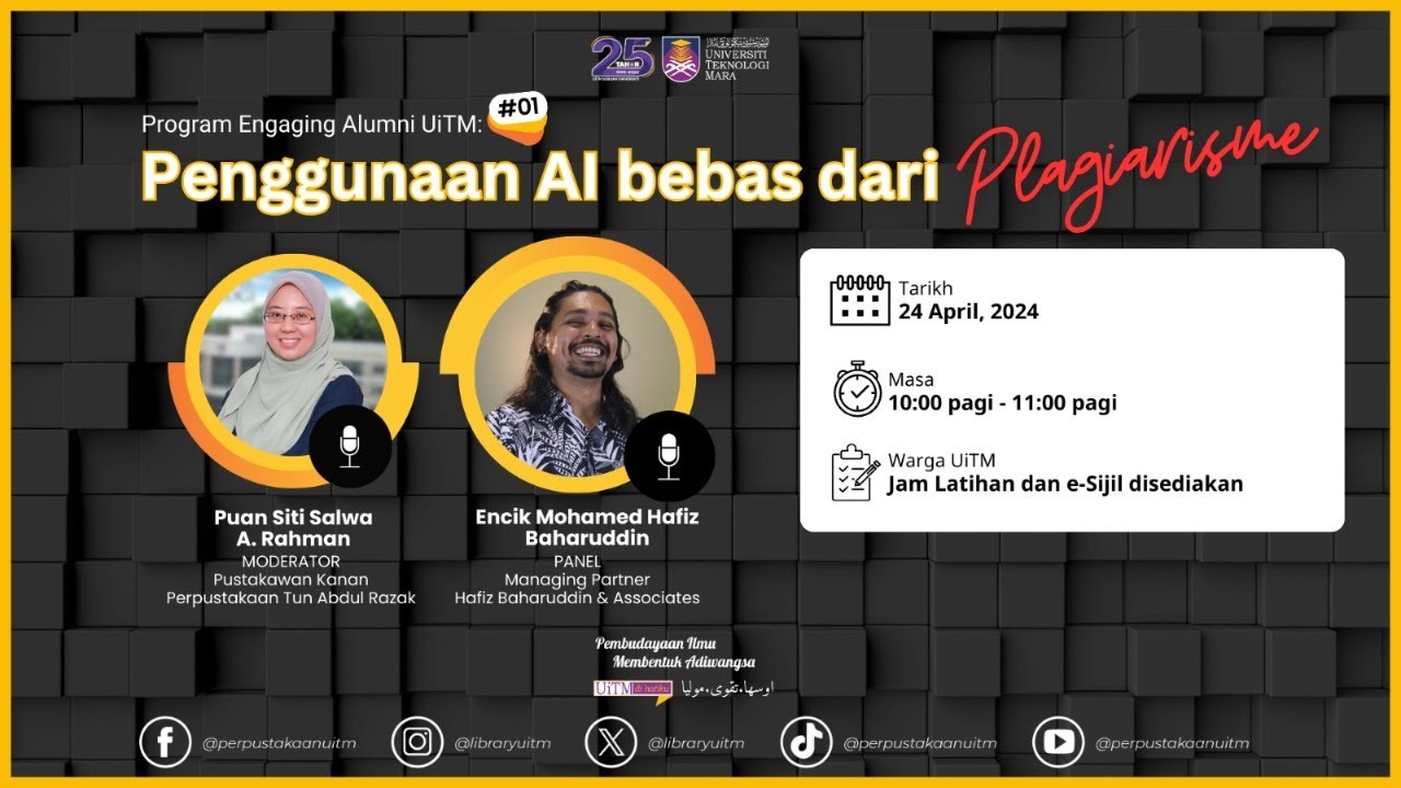 Penggunaan AI bebas dari Plagiarisme