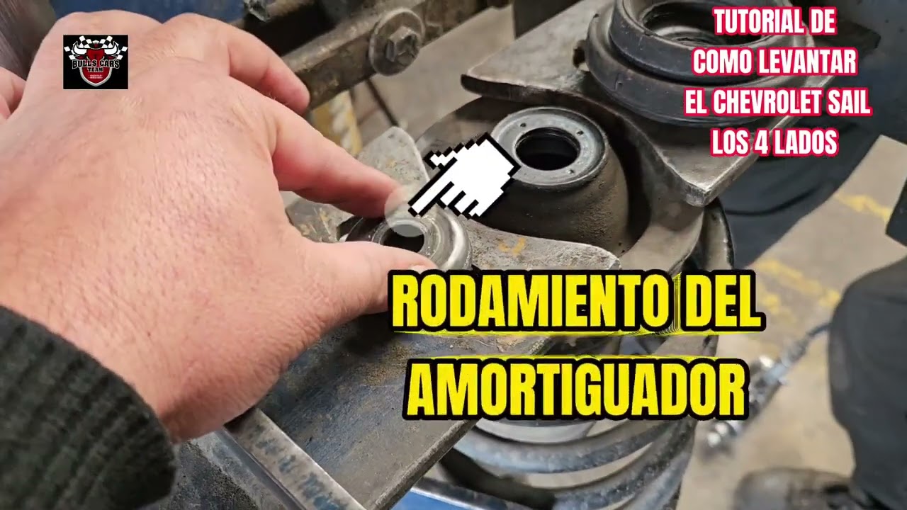 CHEVROLET SAIL LEVANTAR EL CARRO 4.C.M LOS 4 LADOS TUTORIAL COMPLETO.