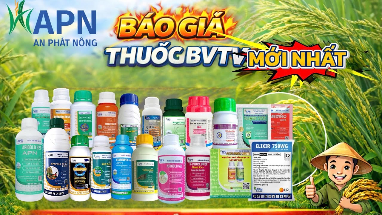 Báo giá sản phẩm thuốc BVTV công ty An Phát Nông mới nhất hiện nay