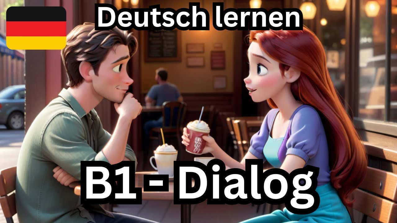 Deutsch lernen | Dialog | Deutsch B1 | Treffen im Cafe | German conversation