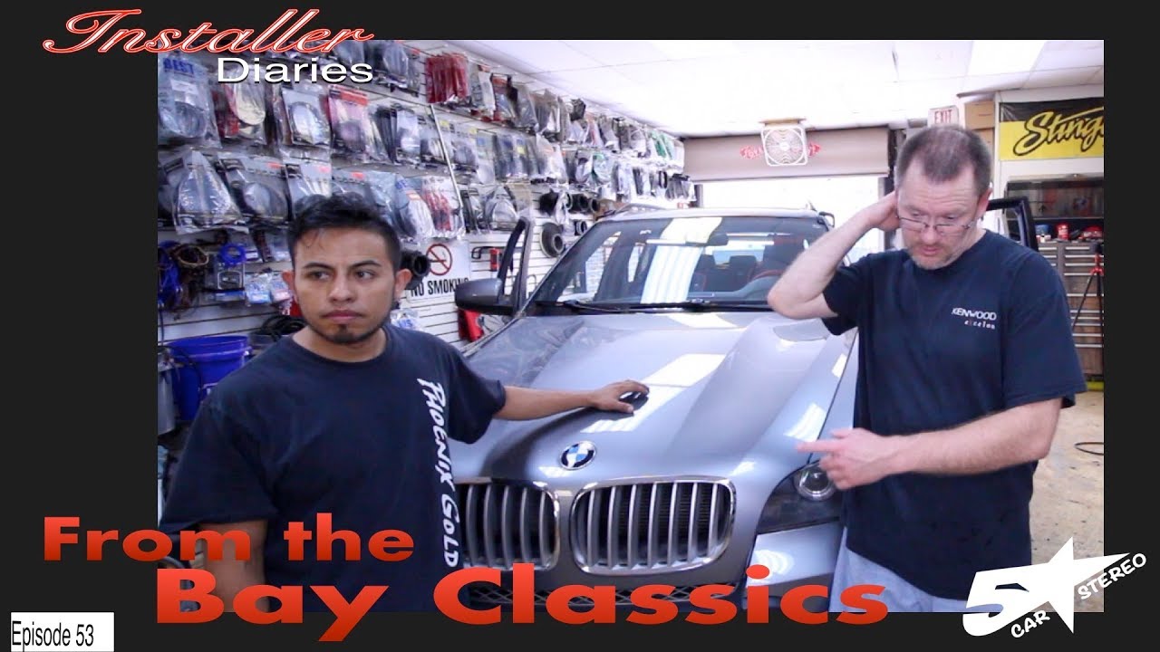 BMW X5 getting some love in a Classic install Bay  Installer Diaries 53