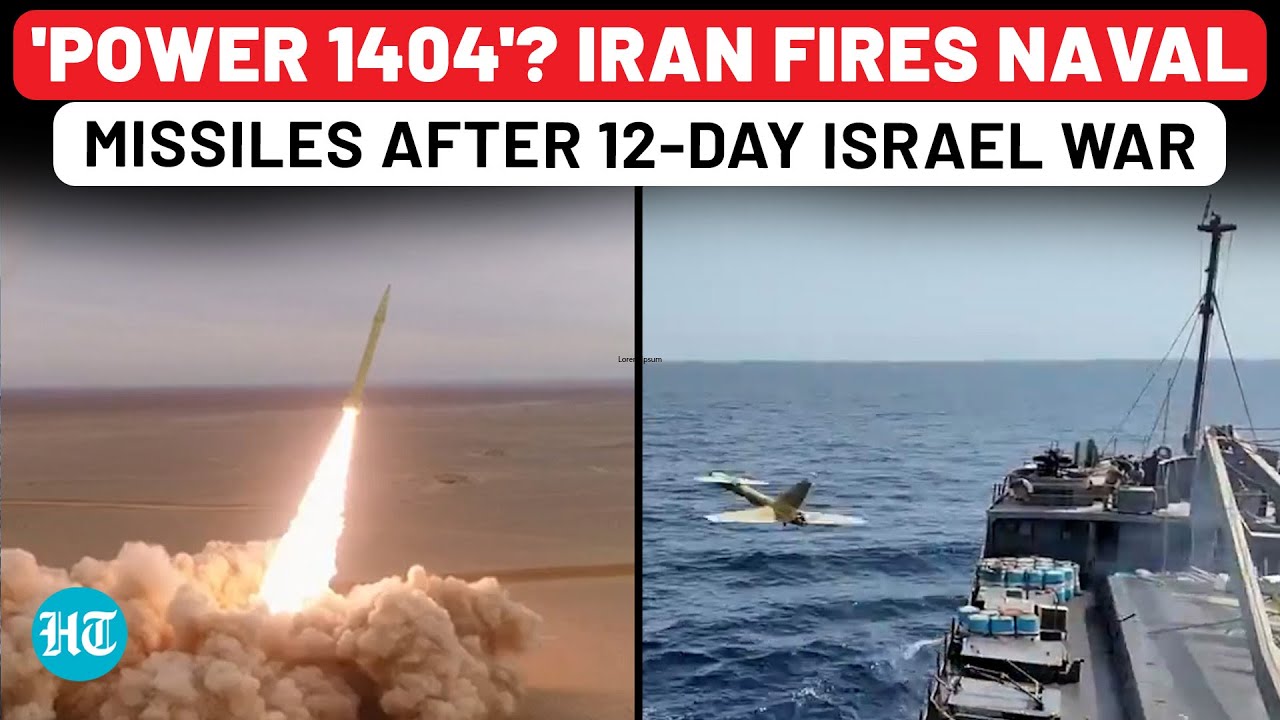 Iran Navy Fires New Cruise Missiles Amid Fresh Israel Drama? 1st Drill Since 12-Day Clash Stirs Fear