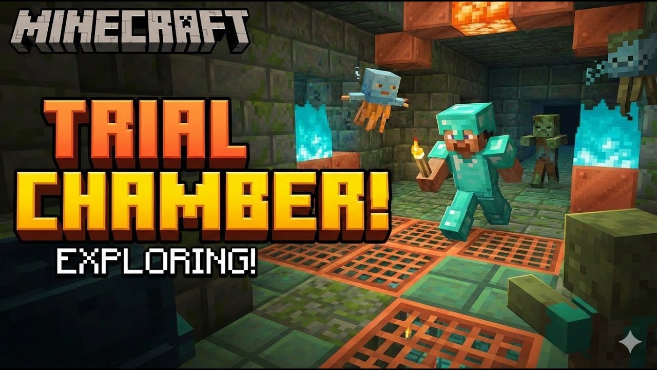 Exploring trial chamber ⛏️ Minecraft | LIVE
