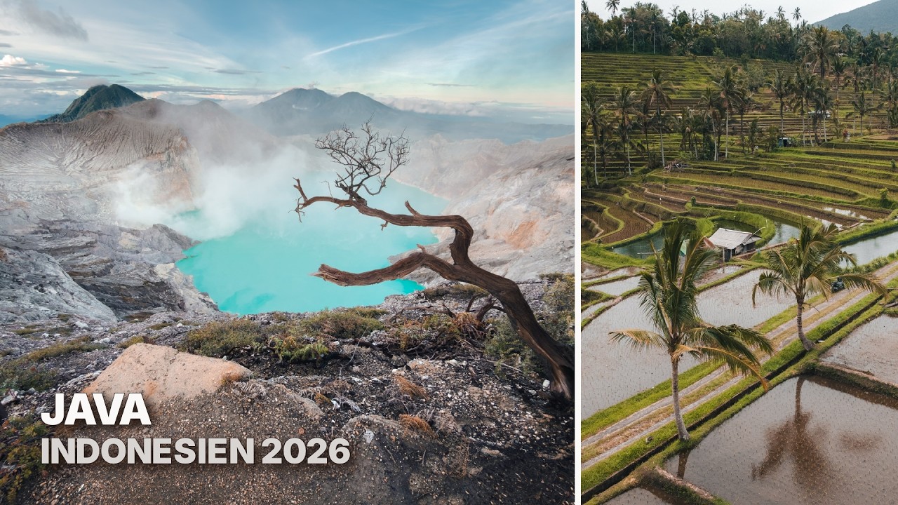 Haben wir das Paradies gefunden? Java von oben in 4K 🌴