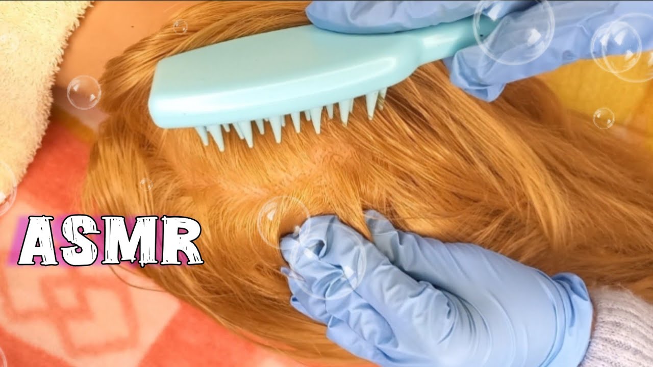 ASMR Sleep Now | Hair Brushing, Scalp Massage & Relaxing Spray Sounds