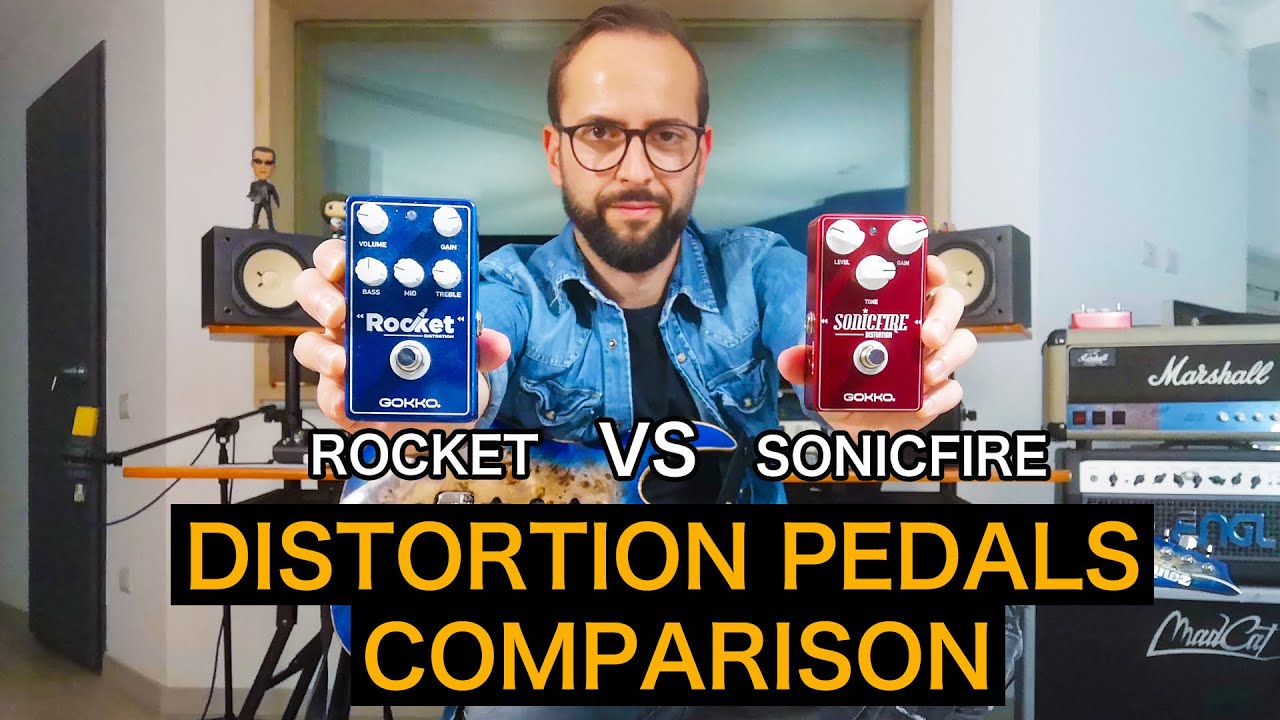 DISTORTION PEDALS COMPARISON | GOKKO ROCKET VS GOKKO SONICFIRE | Demo by RICCARDO GIOGGI