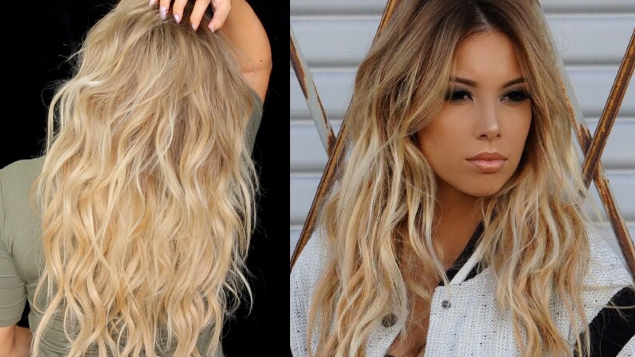 BIG Sexy Messy Waves Tutorial with extensions | LustreLux