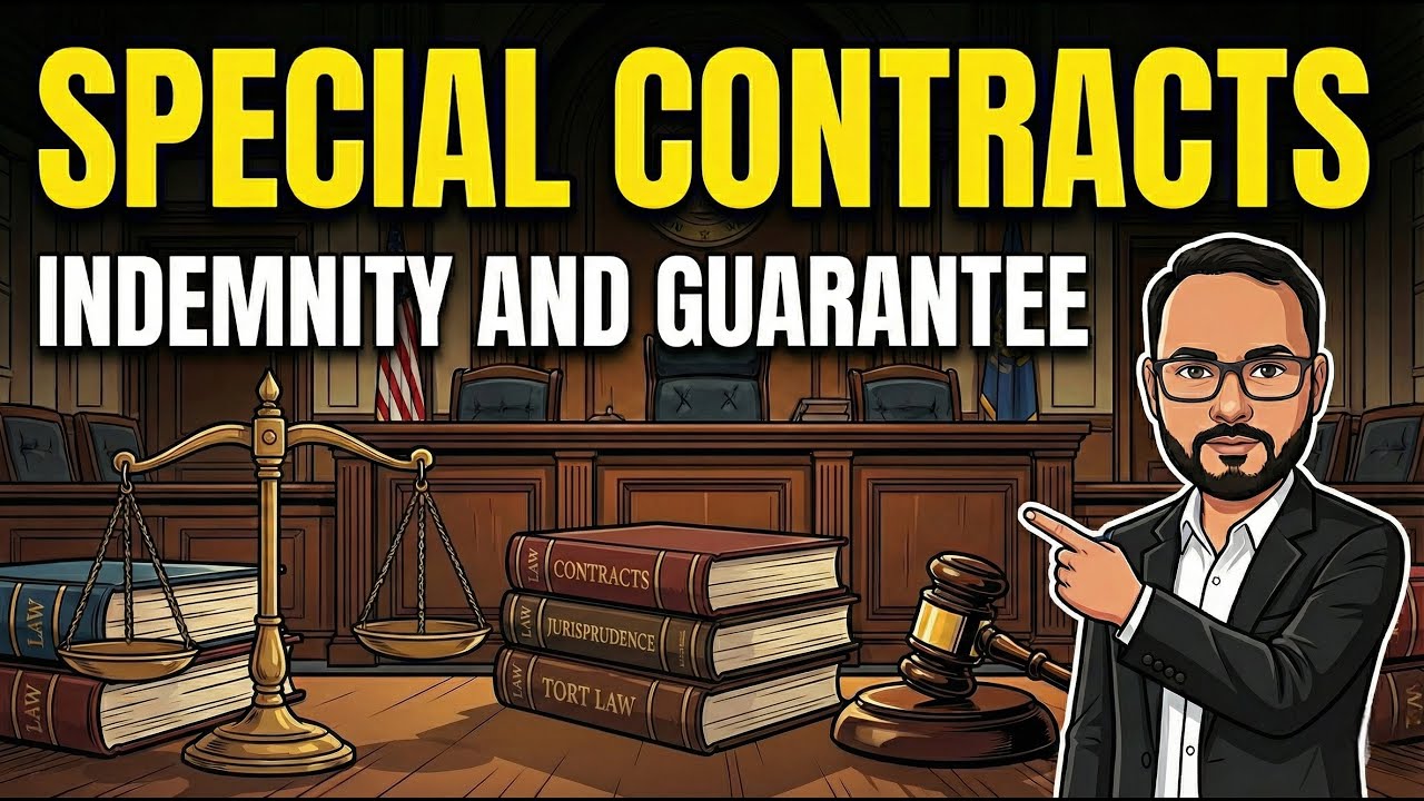 Contract of Indemnity And Guarantee I Indemnity And Guarantee kya hai I Special Contracts for LLB 
