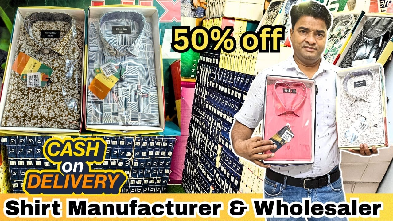 🔥 Best Quality Shirt Manufacturer in Kolkata Barabazar– shirt wholesale market kolkata #shirts