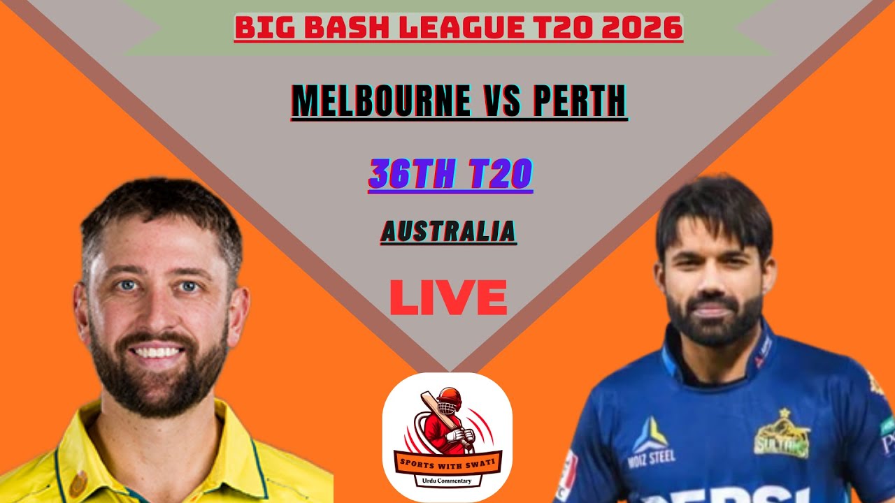 LIVE: MLR vs PRS Today Match | Big Bash League 2026 | Urdu Commentary and Scores.
