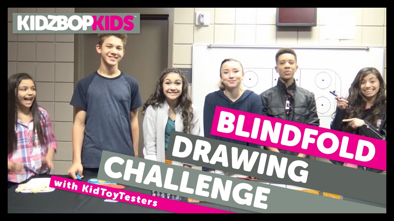 KIDZ BOP Kids - Blindfold Drawing Challenge with KidToyTesters
