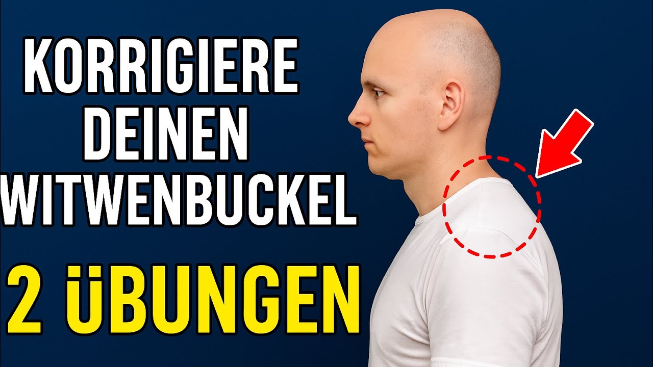 Witwenbuckel loswerden! 2 einfache Übungen, die wirklich helfen!