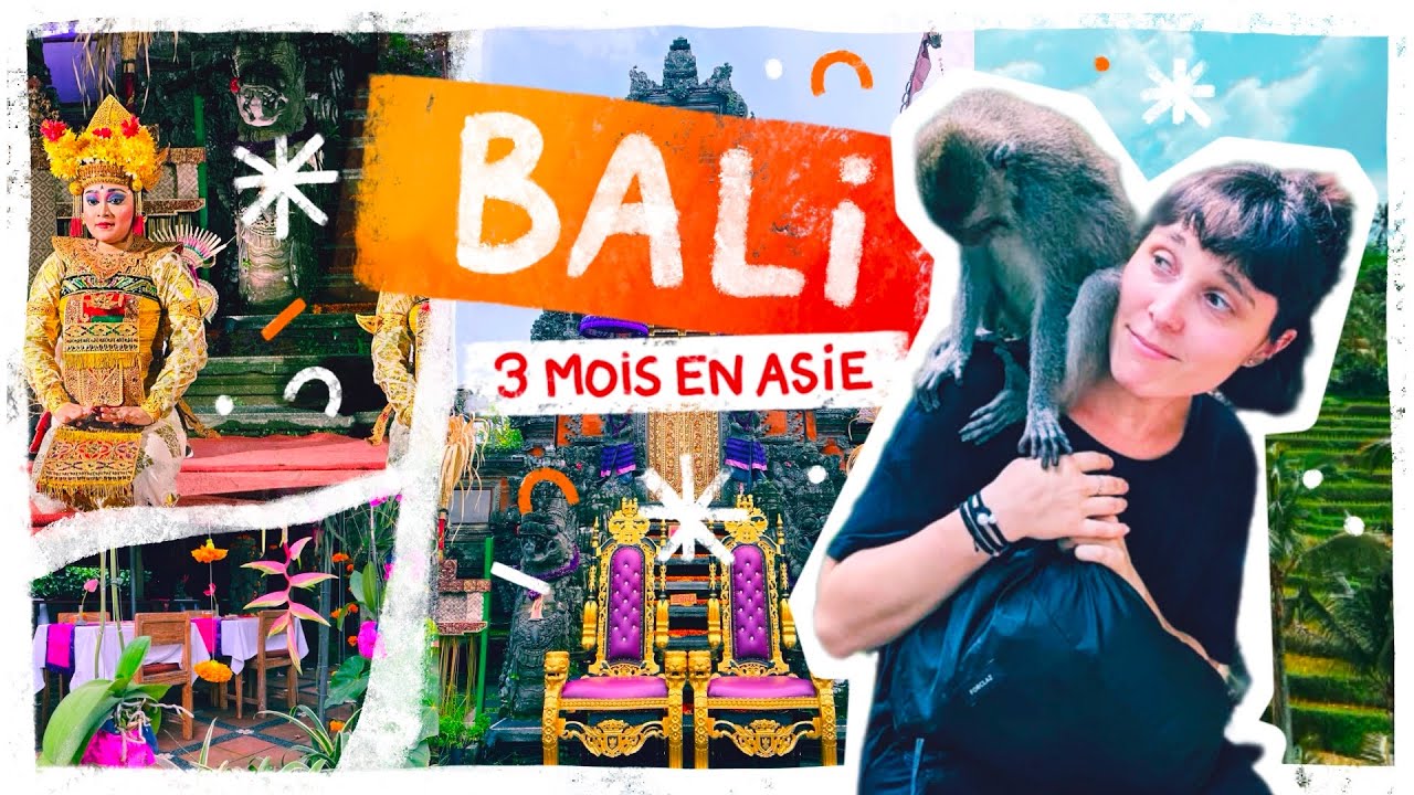 UN SINGE SUR MA TETE A BALI