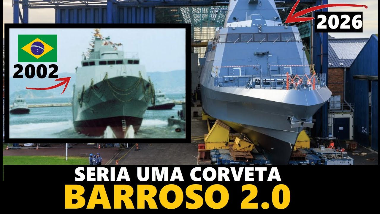 🇧🇷CORVETA BARROSO 2.0 que o BRASIL deixou no TEMPO!? Em PRODUÇÃO!