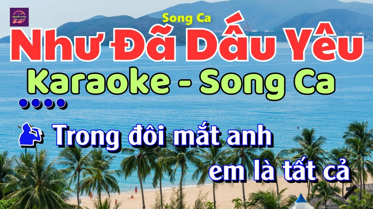 Như Đã Dấu Yêu Karaoke | Song Ca | Beat Chuẩn