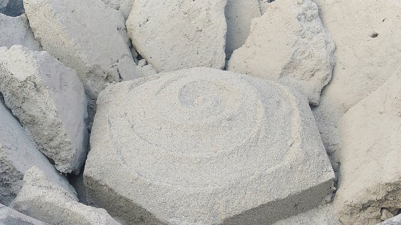 ASMR: VERY SOFT DUSTY🤤🌪 SAND CEMENT CHUNKS DRY CRUMBLE🌪🌪🌪🌪