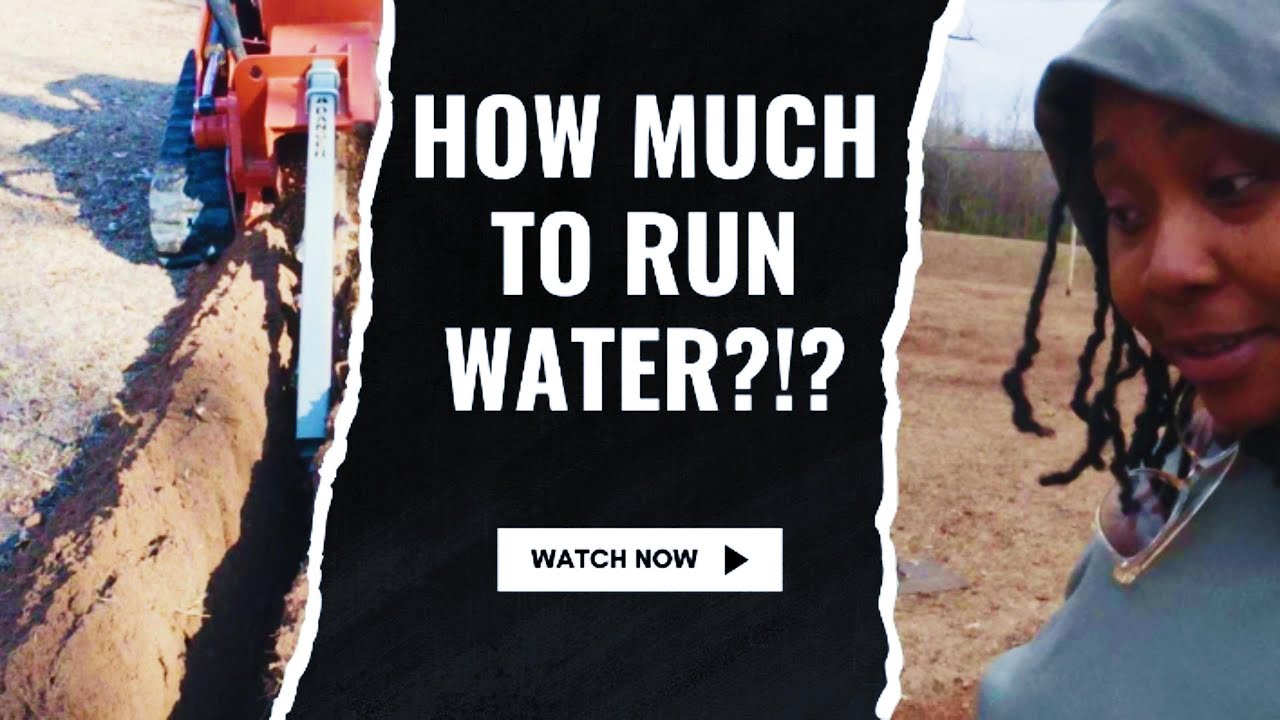 How Much Does it Cost to Run Water Lines for New Construction?