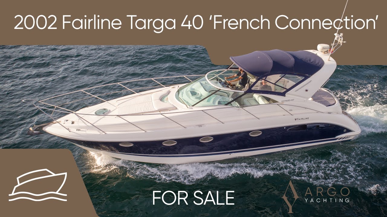 2002 Fairline Targa 40 'French Connection' - SOLD
