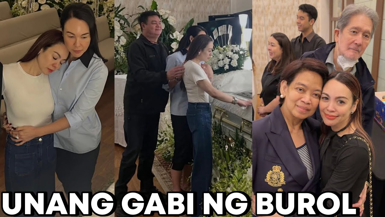 Claudine, Gretchen at Marjorie Baretto NAGKAHARAP-HARAP sa UNANG GABI ng BUROL ng Kanilang INA