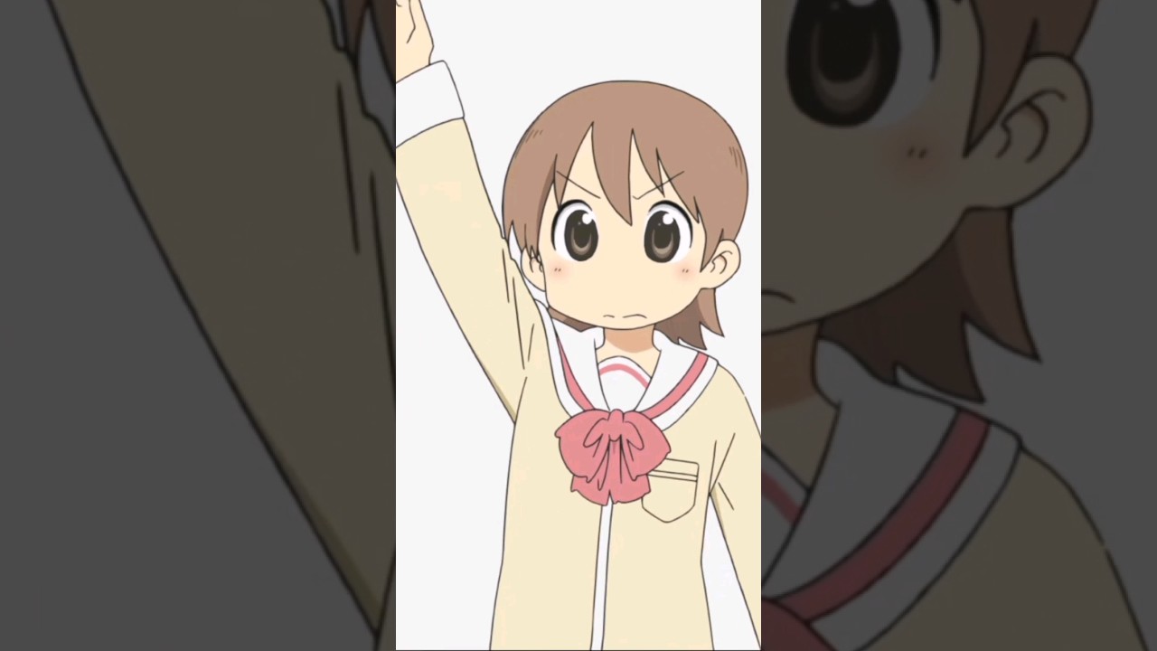nichijou - yuko aioi - falling in the ground - funny moment