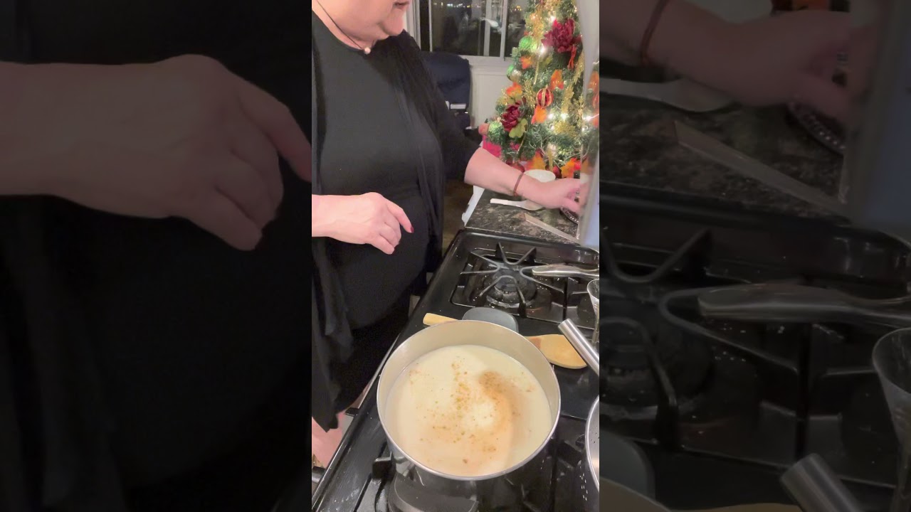 Haciendo coquito puertorriqueño.A mi manera