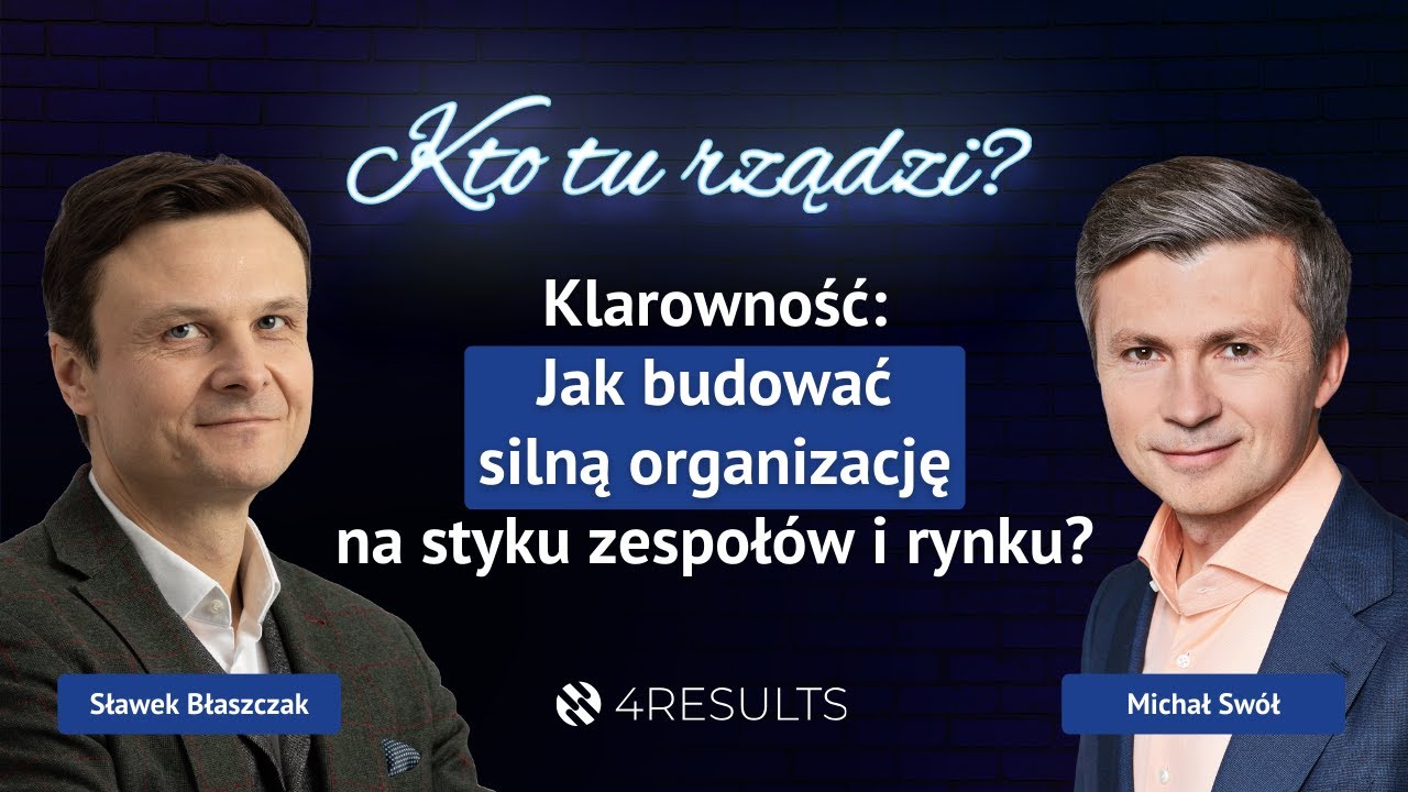 Klarowność: Jak budować silną organizację na styku zespołów i rynku? Gość: Michał Swół, R.Power, e52