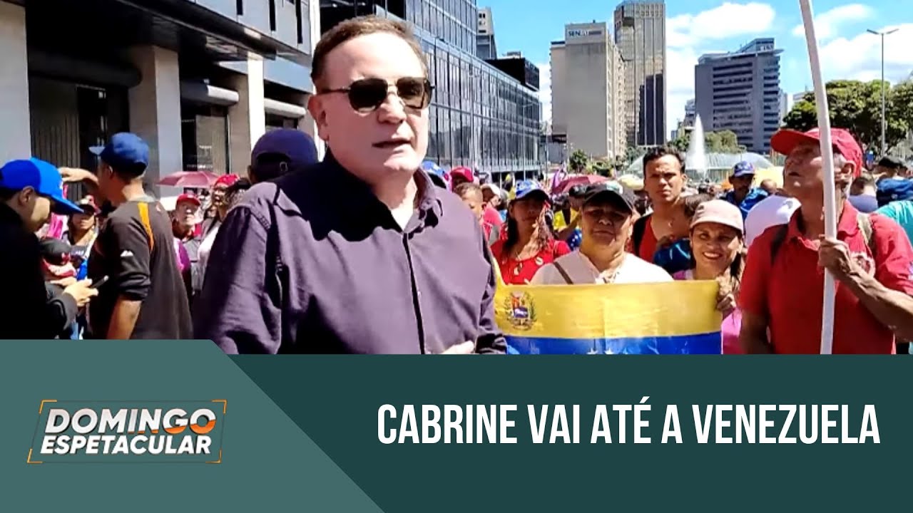 Exclusivo: Cabrini é o único jornalista brasileiro a entrar na Venezuela após captura de Maduro