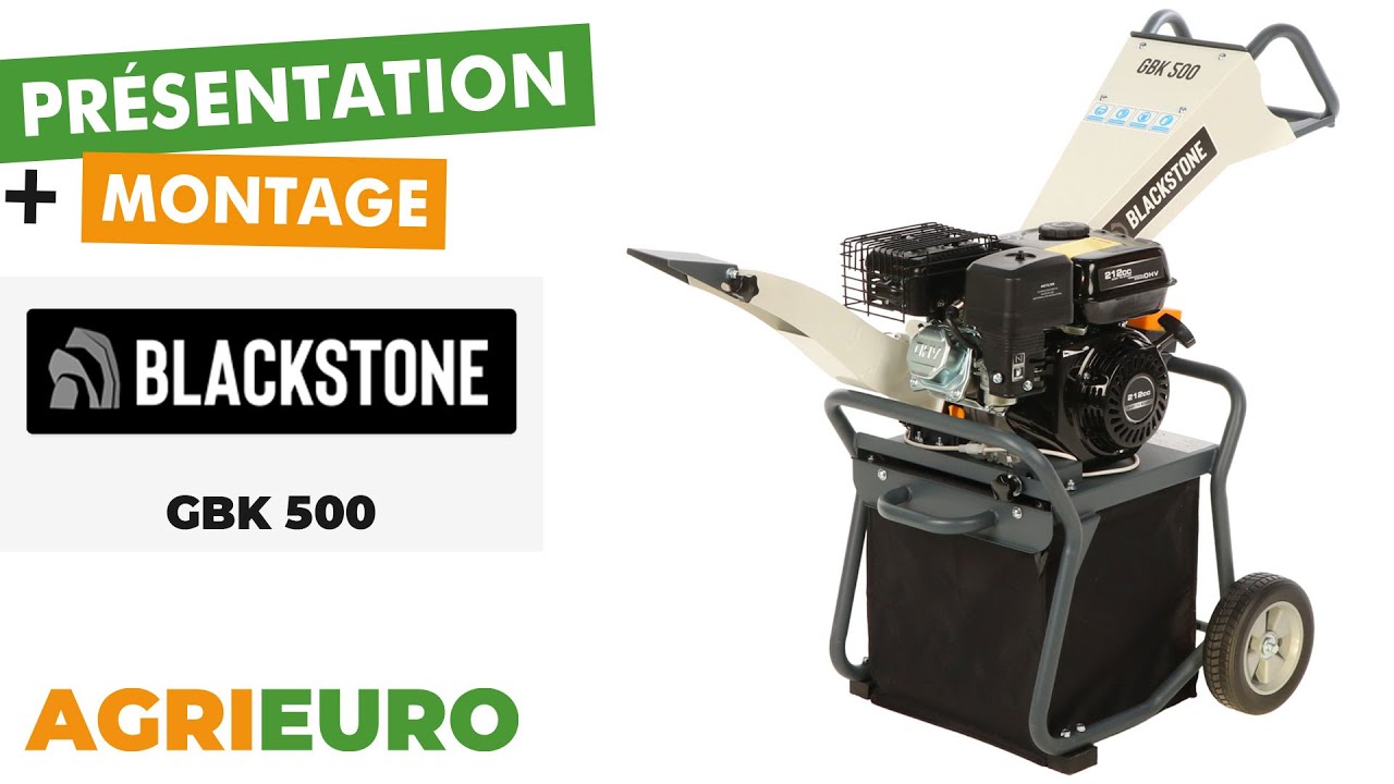 BlackStone GBK 500 - Broyeur thermique 2 en 1 - Présentation et Montage