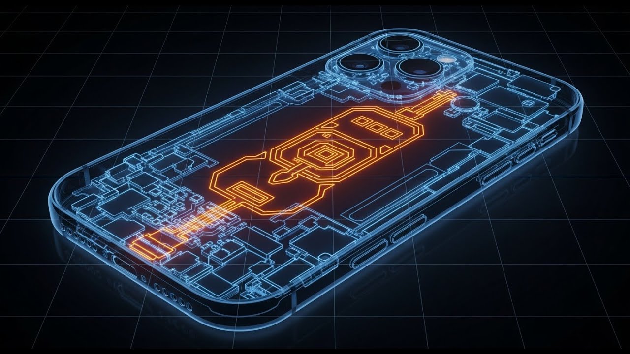 ЖК-экран iPhone 17 Pro Max: скрытые диагностические порты для расширенной диагностики #iphone1...