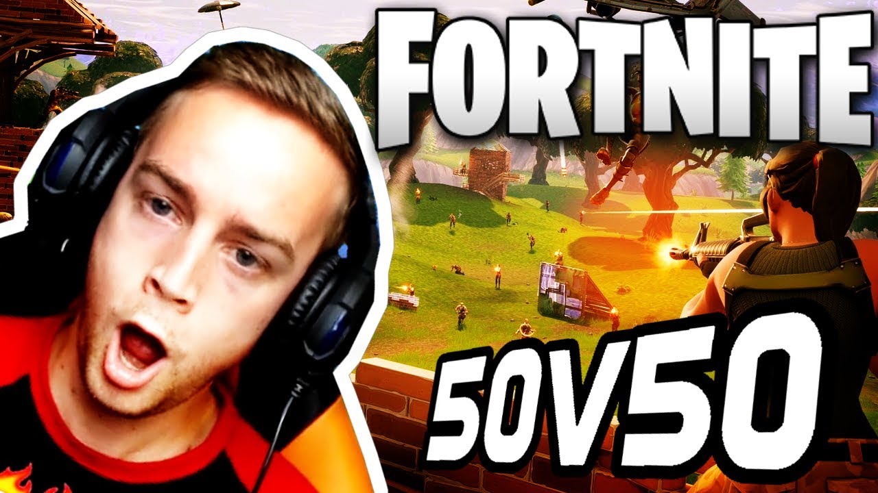 Fortnite - 50V50 GERGŐVEL!