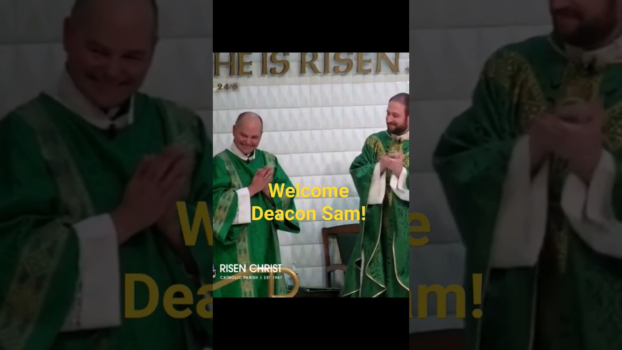 Our new deacon!
