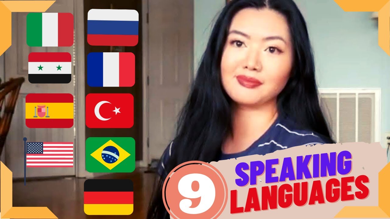 Speaking 9 languages / How I Learned Each Language w/ subtitles / American Polyglot