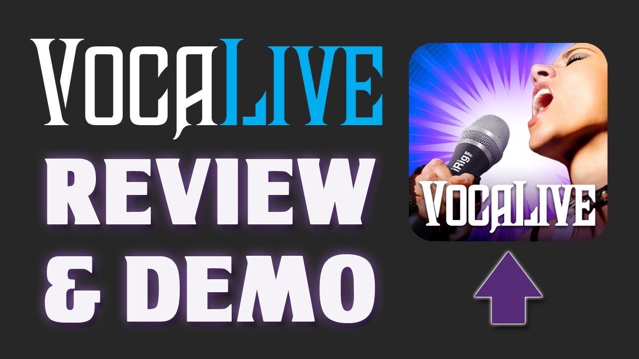 iOS App Review - VocaLive for iPad - Review / Tutorial / Demo - IK Multimedia - Pro Vocal Processor