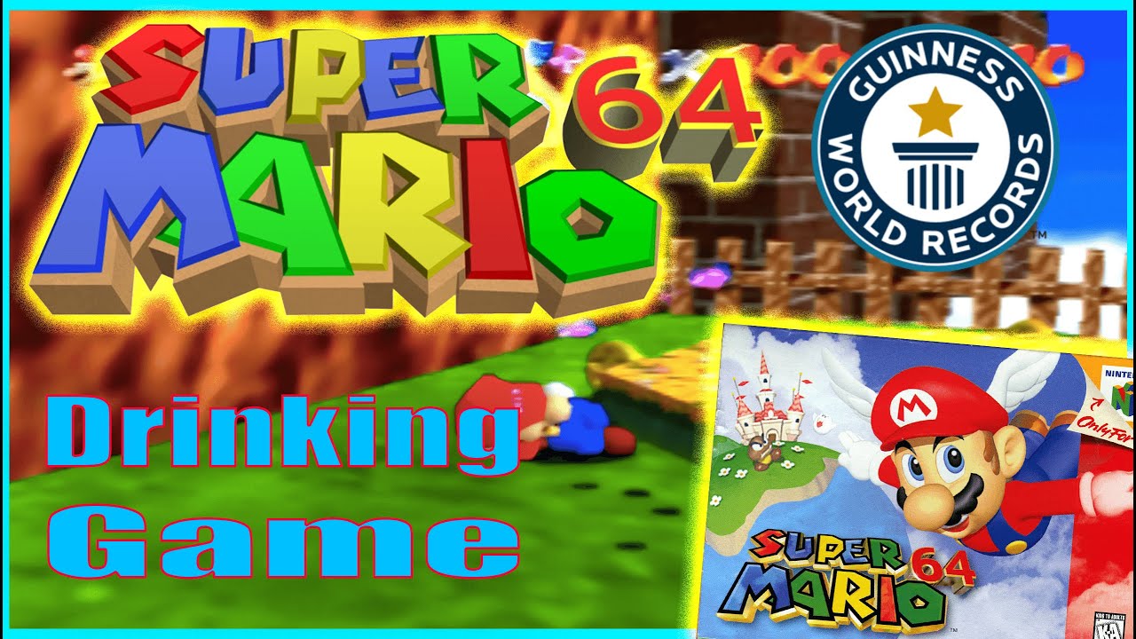 Mario 64 Drinking Challenge | Whomps Fortress (World Record)