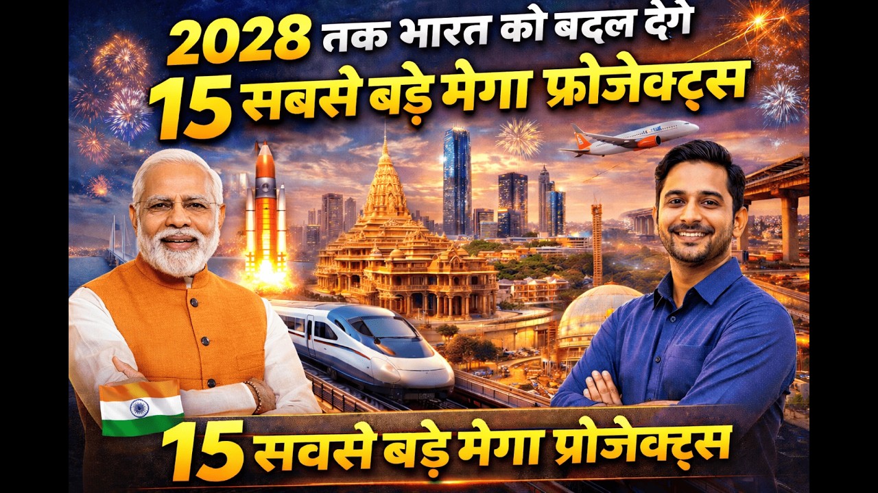 2028 तक भारत को बदल देने वाले 15 सबसे बड़े मेगा प्रोजेक्ट्स
