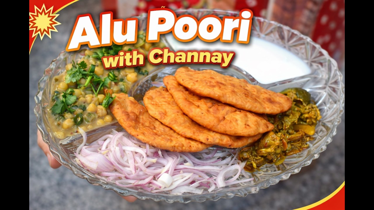 Halwai Style Alu Poori with Channay | BEST SEHRI | Six Flavours By Fatima - Season 6 Ep 13 #SFBF