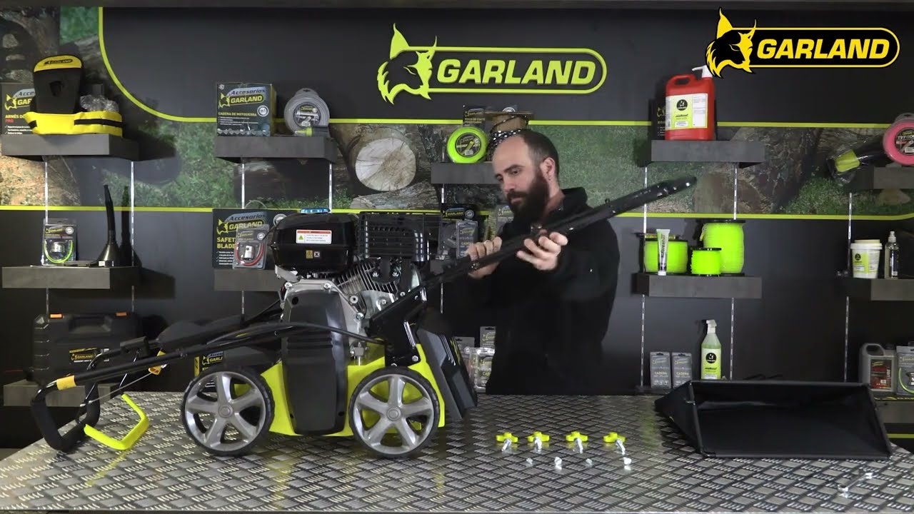 Montagevideo professionele kunstgrasveger Garland Roll&Comb 602QG