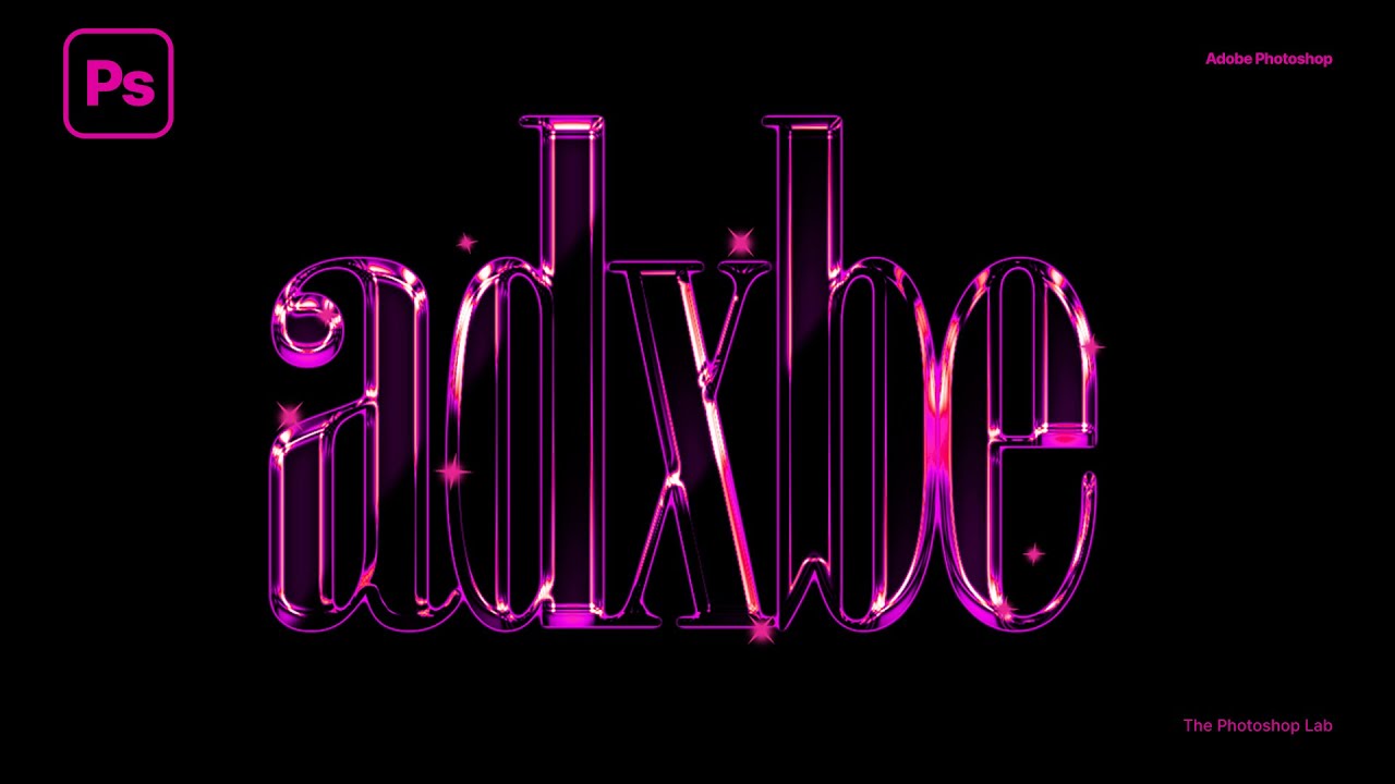How to Create Glossy Chrome Text Effect in Photoshop