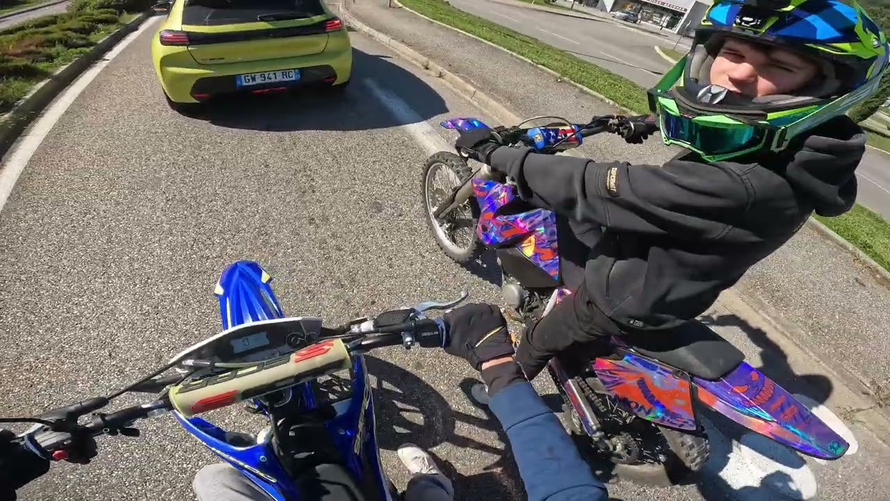 Balade avec mon pote 🤞 50 Sherco et 125 EXC 🔥