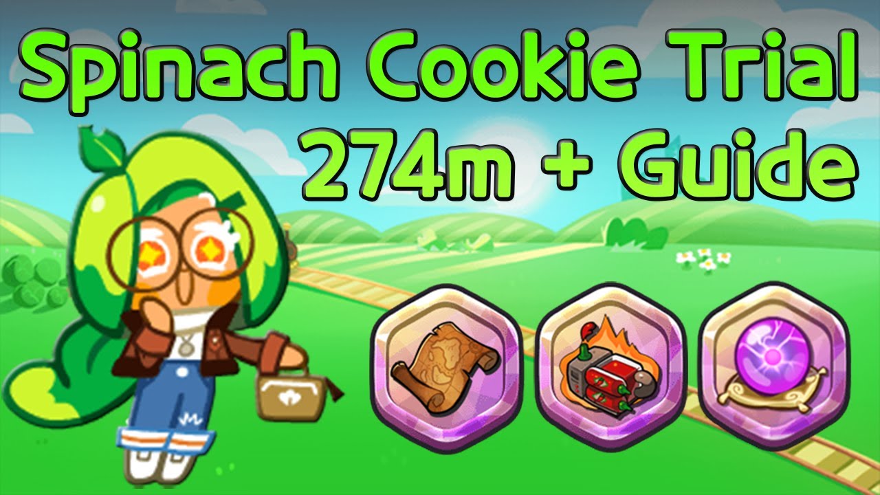 [쿠키런/CROB] Spinach Cookie Trial (274m) w/ Guide!