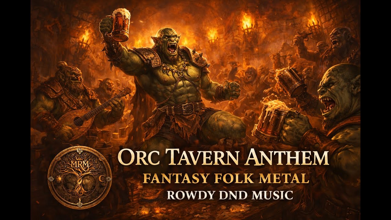 Tavern Music 🍺 Orcish Drinking Song | Fantasy Folk Metal Anthem for DnD [EP 01]