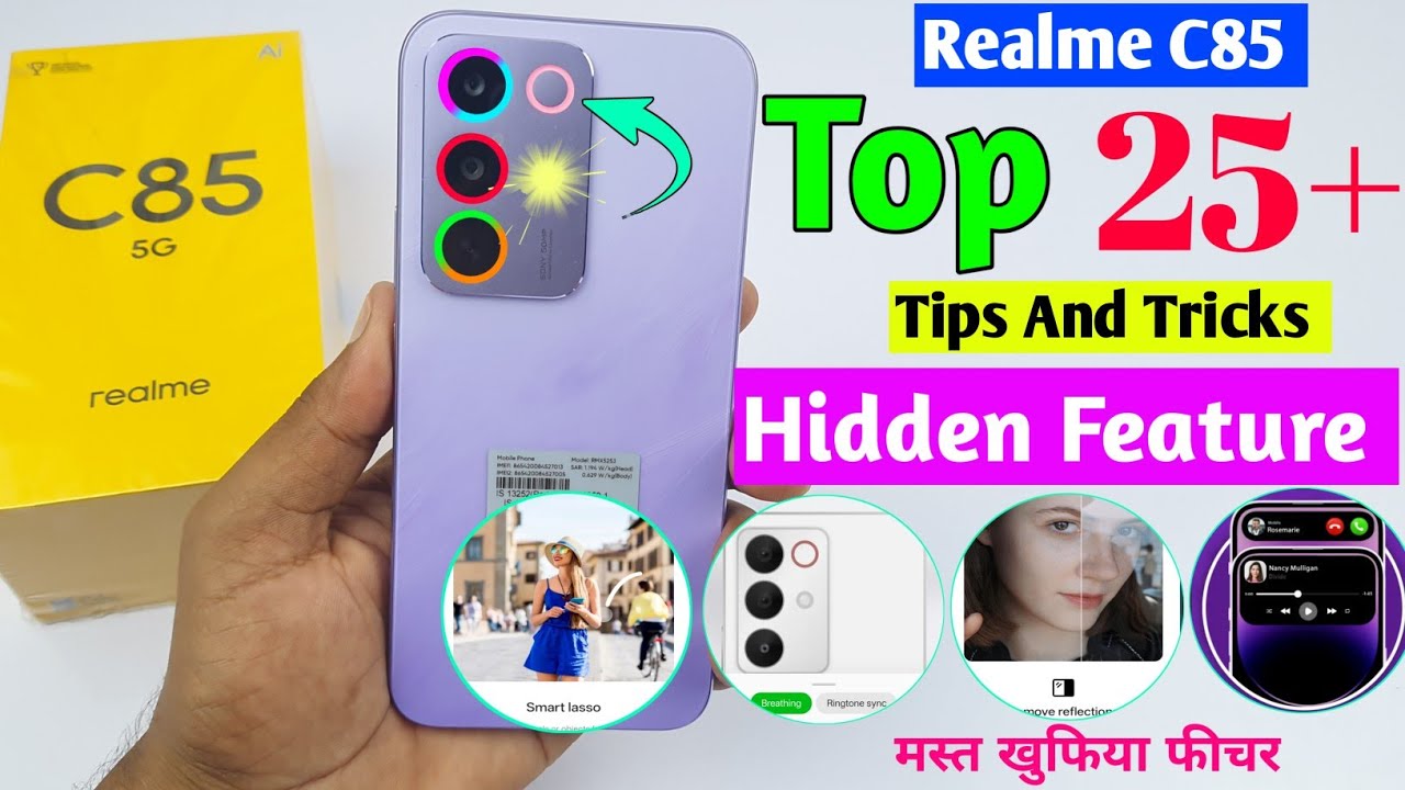 Realme C85 5G Tips And Tricks | Realme C85 5G Hidden Feature | Realme C85 Top 25+ amazing feature