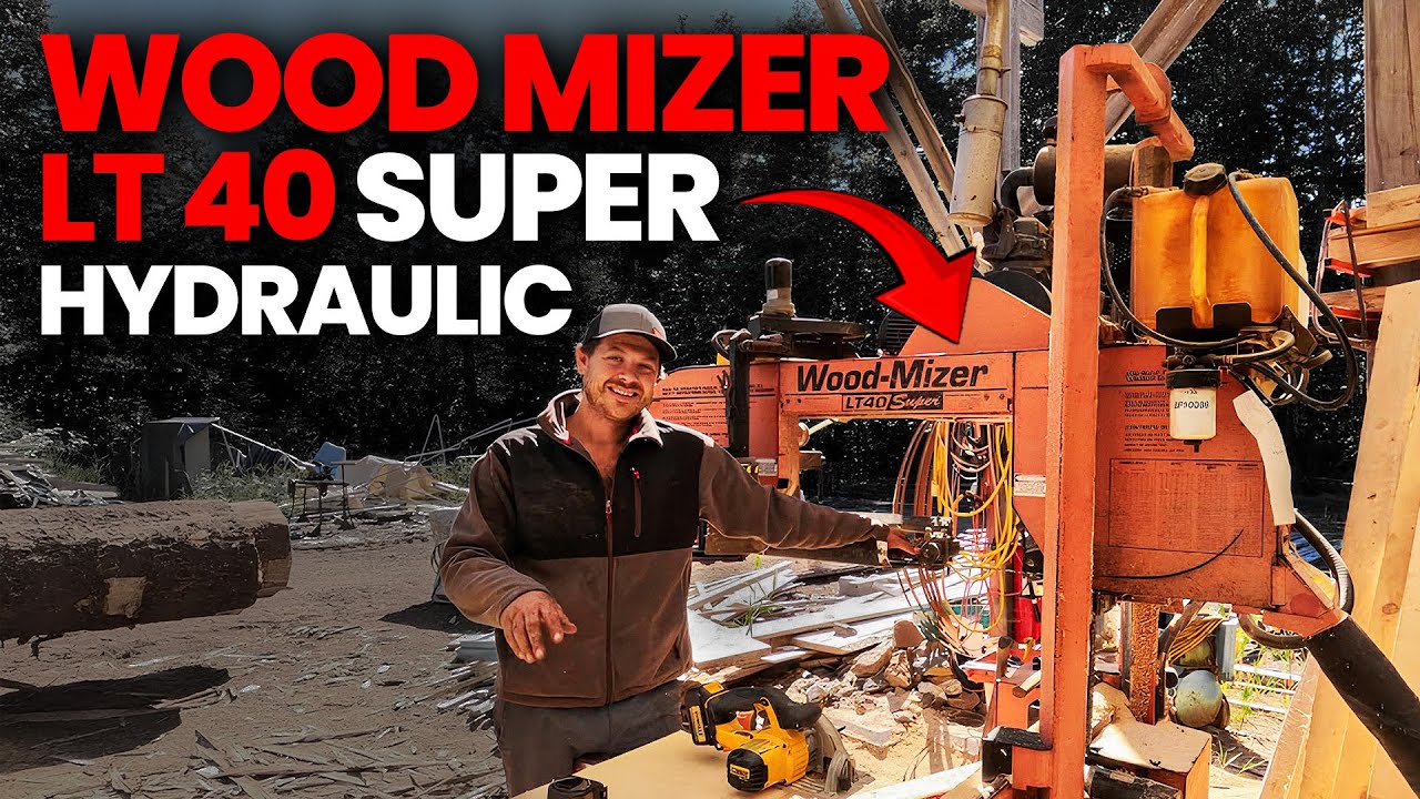 Wood Mizer LT 40 Super Hydraulic- How to Service, Rebuild, Replace and Align Guide Bearings - Part 1