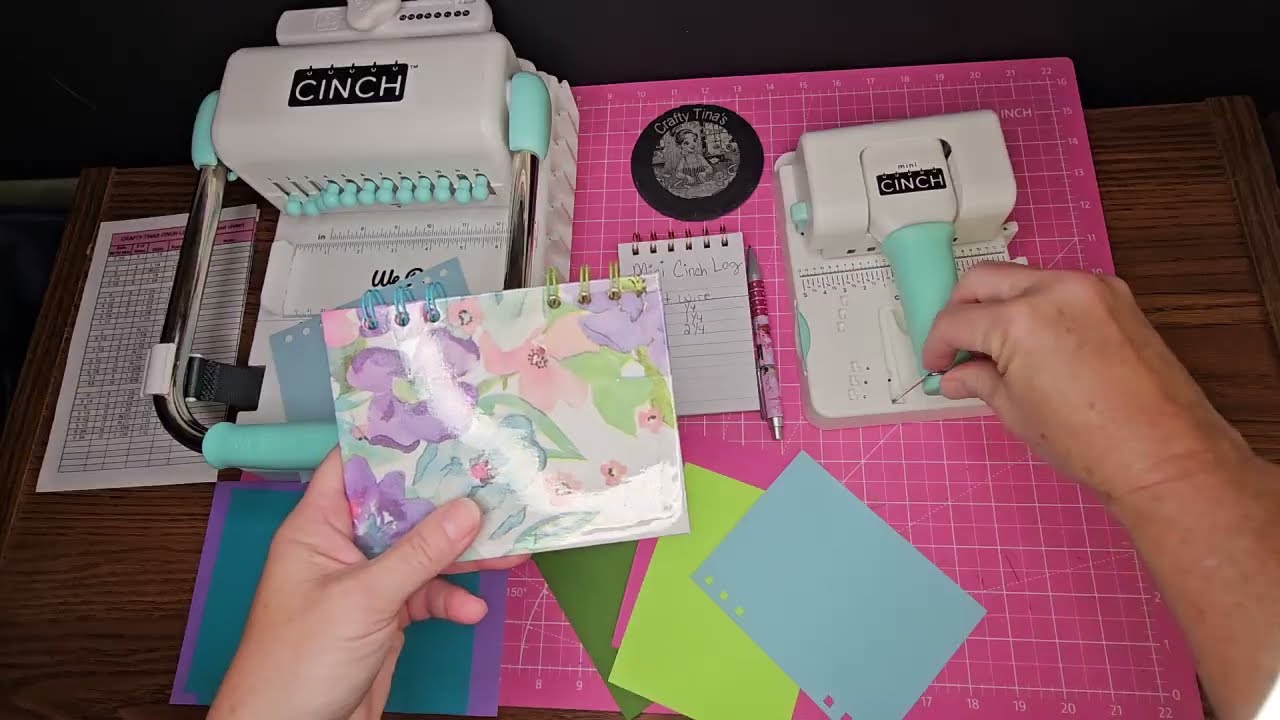 Cinch vs Mini Cinch making split wire books.