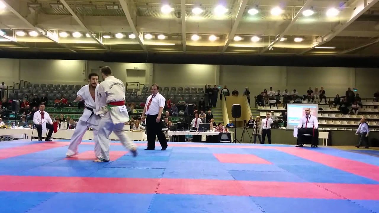 World Championships Ashihara Karate 2014 - Caldarusa Florin Vs Oliver Krogstrup
