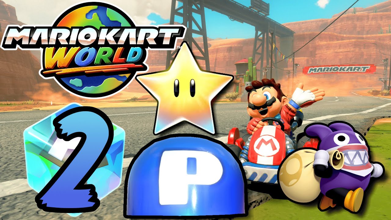 Mario Kart World #2: Freies Fahren Open World Erkundung