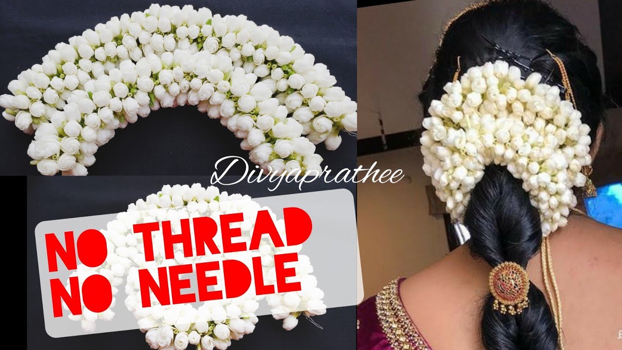No thread/no needle/easy jasmine flower Garland/Crape Jasmine/Pinwheel Jasmine/DIY bridal hair/veni