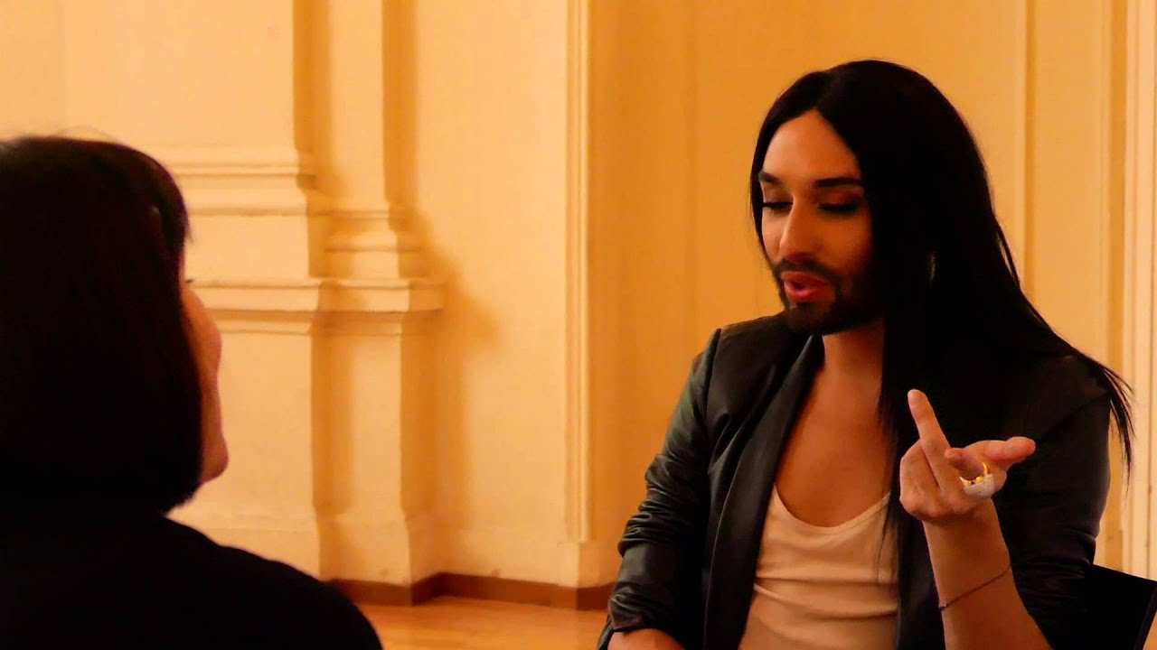 A conversation with the incredible Conchita Wurst - Ronacher Theater, Vienna, Austria.