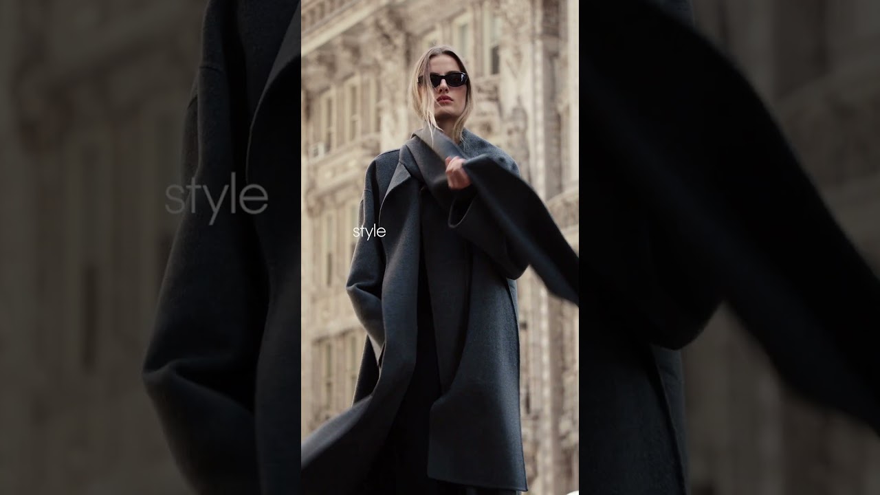 The Wool Scarf Coat is the ultimate #calvinklein city layer. Make a statement with dramatic length.