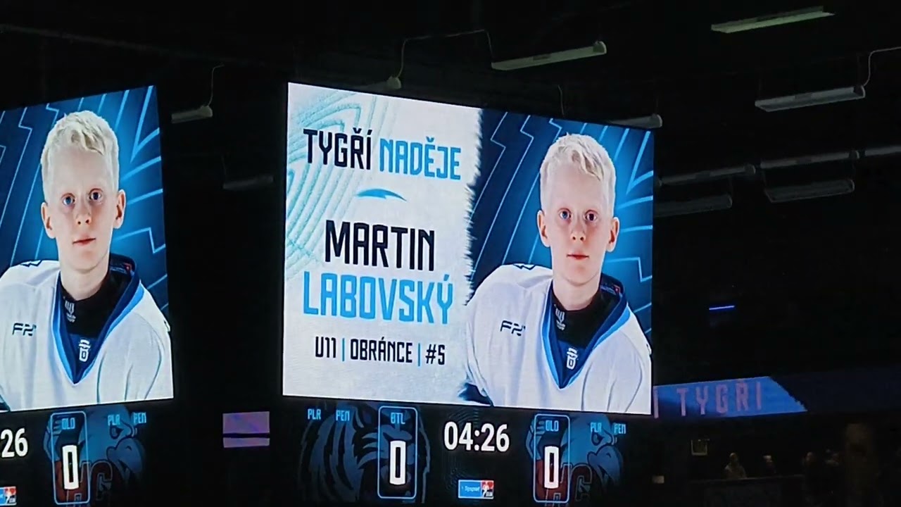 Začátek utkání mezi Bílími Tygry Liberec vs HC Olomouc 